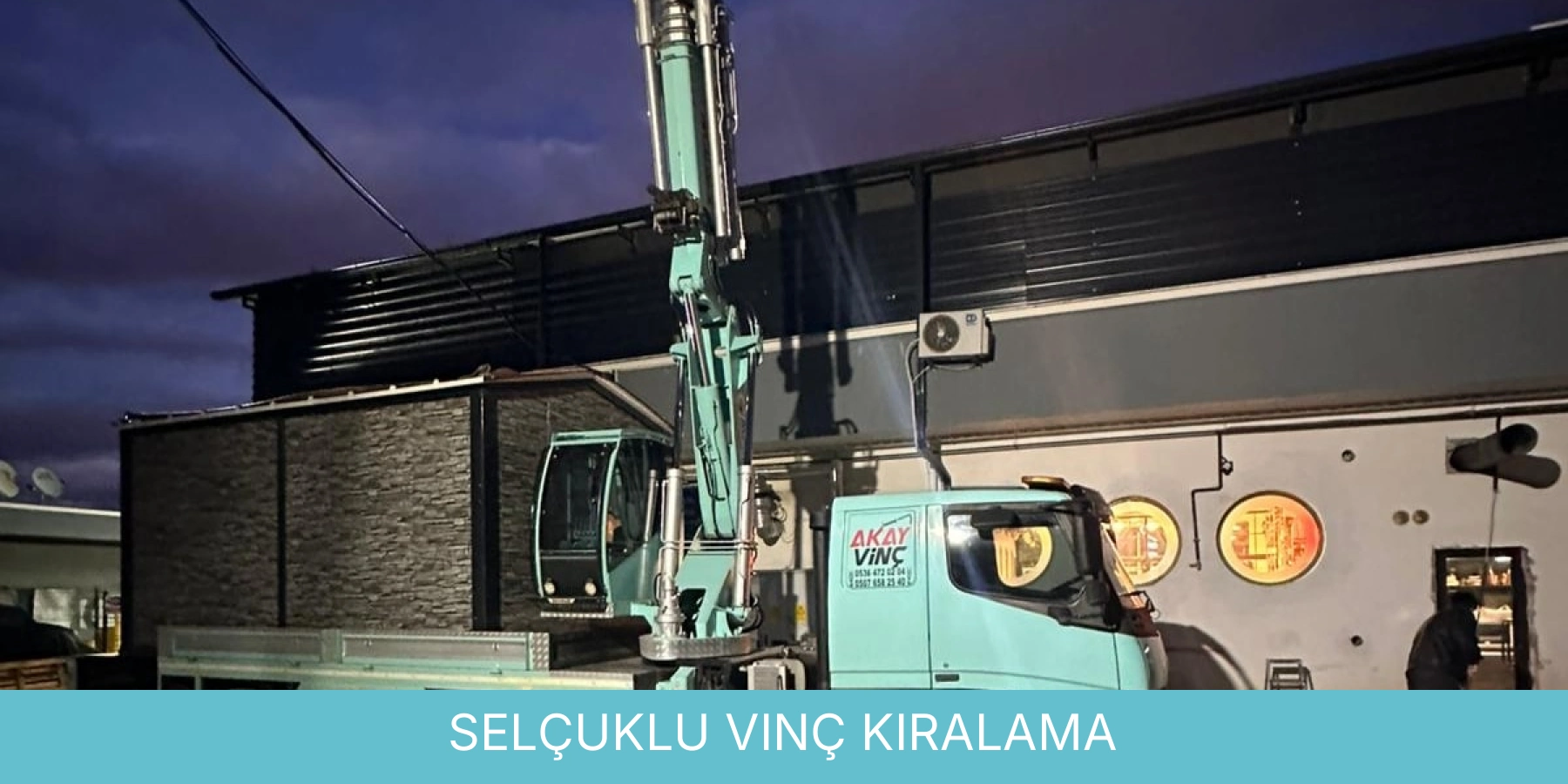 Selçuklu Vinç Kiralama