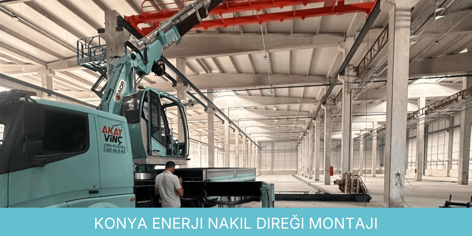 Enerji Nakil Direği Montajı